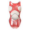 LEOHEX Titanium Gloss LYCRA® Multi-Panel High-Cut Swimsuit – product image 10