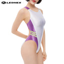LEOHEX Sporty Color-Block Racing-Style Swimsuit – product image 13