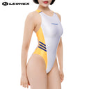 LEOHEX Sporty Color-Block Racing-Style Swimsuit – product image 15