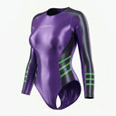 LEOHEX Liquid Gloss Long Sleeve High-Cut Swimsuit – product image 13