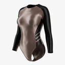 LEOHEX Liquid Gloss Long Sleeve High-Cut Swimsuit – product image 6