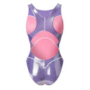 LEOHEX Titanium Gloss LYCRA® Multi-Panel High-Cut Swimsuit – product image 5