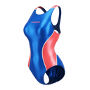 LEOHEX Liquid Gloss Sporty Color-Block High-Cut Swimsuit – product image 1