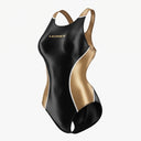 LEOHEX Liquid Gloss Sporty Color-Block High-Cut Swimsuit – product image 13
