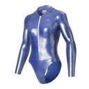 LEOHEX Titanium Gloss Hydra-Guard Long Sleeve Swimsuit – product image 1