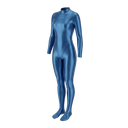 LEOHEX Liquid Gloss High-Neck Footed Catsuit – product image 1
