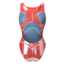 LEOHEX Titanium Gloss LYCRA® Multi-Panel High-Cut Swimsuit – product image 14