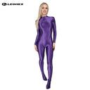 LEOHEX Liquid Gloss High-Neck Footed Catsuit – product image 48