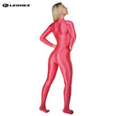 LEOHEX Liquid Gloss High-Neck Footed Catsuit – product image 41
