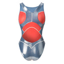LEOHEX Titanium Gloss LYCRA® Multi-Panel High-Cut Swimsuit – product image 12