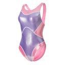 LEOHEX Titanium Gloss LYCRA® Multi-Panel High-Cut Swimsuit – product image 7
