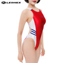 LEOHEX Sporty Color-Block Racing-Style Swimsuit – product image 8