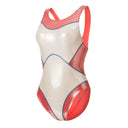 LEOHEX Titanium Gloss LYCRA® Multi-Panel High-Cut Swimsuit – product image 9