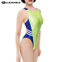 LEOHEX Sporty Color-Block Racing-Style Swimsuit – product image 10