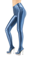 LEOHEX Liquid Gloss High-Shine Footed Leggings – product image 43