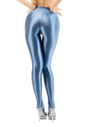 LEOHEX Liquid Gloss High-Shine Footed Leggings – product image 44