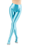 LEOHEX Liquid Gloss High-Shine Footed Leggings – product image 17