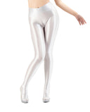 LEOHEX Liquid Gloss High-Shine Footed Leggings – product image 3