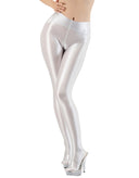 LEOHEX Liquid Gloss High-Shine Footed Leggings – product image 7