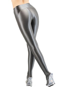 LEOHEX Liquid Gloss High-Shine Footed Leggings – product image 40