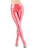 LEOHEX Liquid Gloss High-Shine Footed Leggings – product image 24