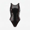 LEOHEX Solid Gloss Contrast High-Cut Swimsuit – product image 11