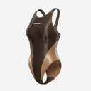 LEOHEX Liquid Gloss Mesh-Panel High-Cut Swimsuit – product image 18